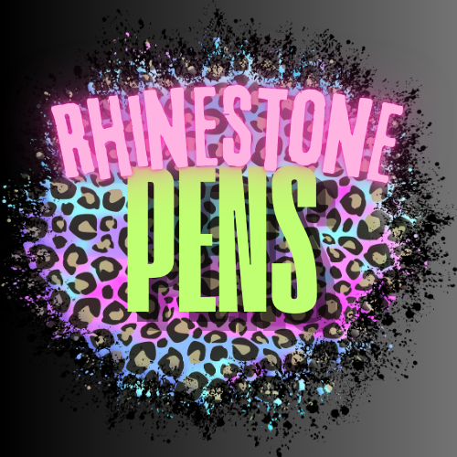 Rhinestoned Pens