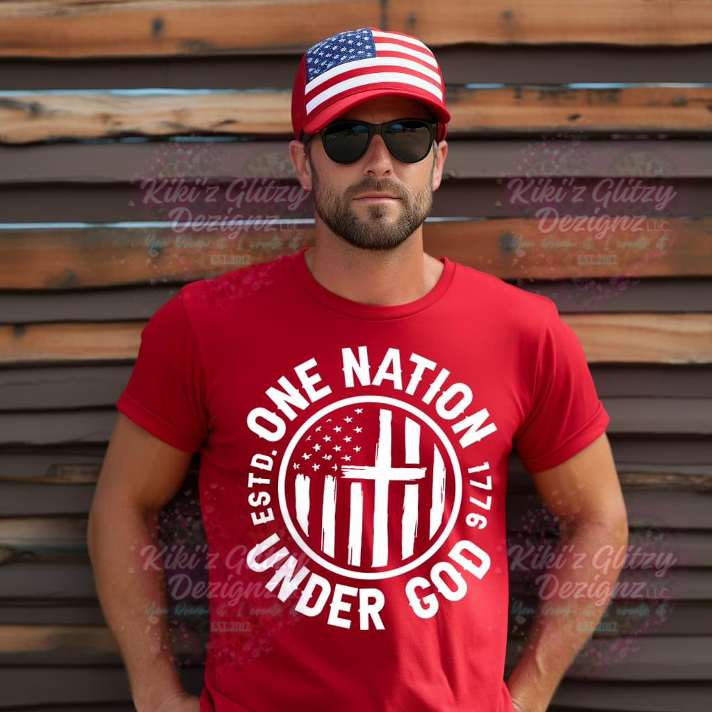 {MTO} One nation under god tee